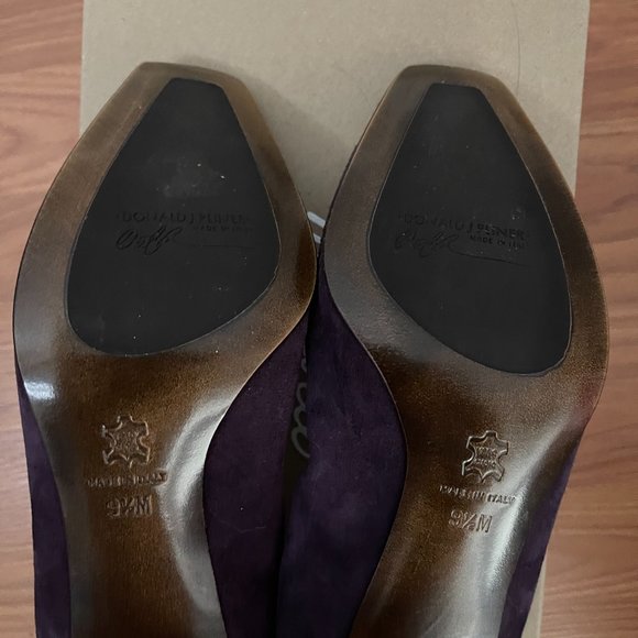 Donald J Pliner - Vintage Purple Velvet Heels - Picture 5 of 5